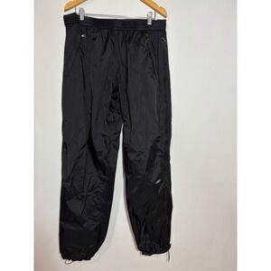Marmot Rain Pants Mens XL Black PreCip Full Side Zip Waterproof Ripstop Hiking